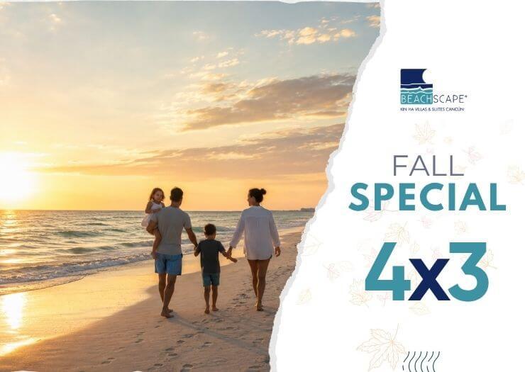 Fall Special – 4th Night Free Beachscape Kin Ha Villas & Suites Cancún Cancun Fall Special – 4th Night Free Beachscape Kin Ha Villas & Suites Cancún Cancun