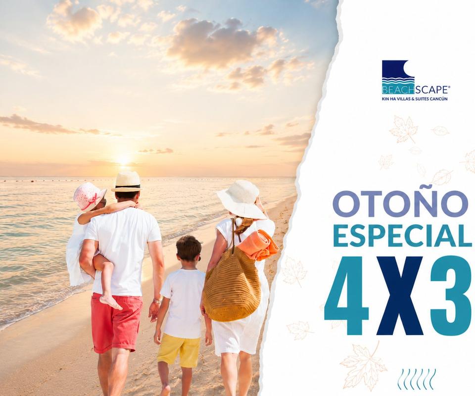 Fall Special – 4th Night Free Beachscape Kin Ha Villas & Suites Cancún Cancun Fall Special – 4th Night Free Beachscape Kin Ha Villas & Suites Cancún Cancun