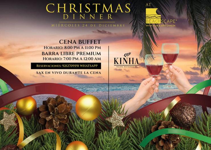 Christmas Dinner: A Feast with the Sound of the Sea 🍽️🌊 Beachscape Kin Ha Villas & Suites Cancún Cancun Christmas Dinner: A Feast with the Sound of the Sea 🍽️🌊 Beachscape Kin Ha Villas & Suites Cancún Cancun